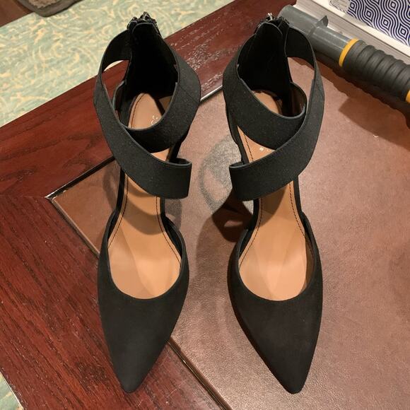 BRAND NEW Donald J. Pliner Black ‘Prime’ pointy toe heels Size 10 - Picture 5 of 8
